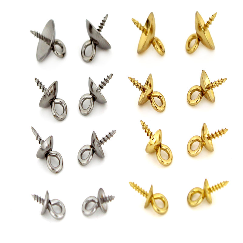Jewelry Making Drill - 20Pcs Stainless Steel Clasps Hook Screw