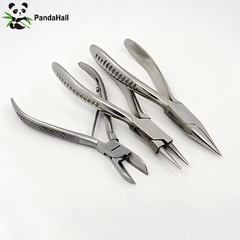Jewelry Making Tutorials - 3 Cái/bộ Thép Carbon Bên-Cắt Đường