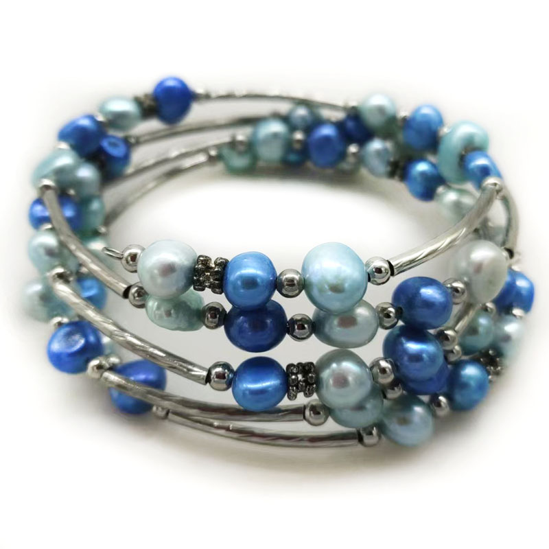33 Inches 7-8mm Purple Memory  - đánh giá và giá Memory Wire Bracelet