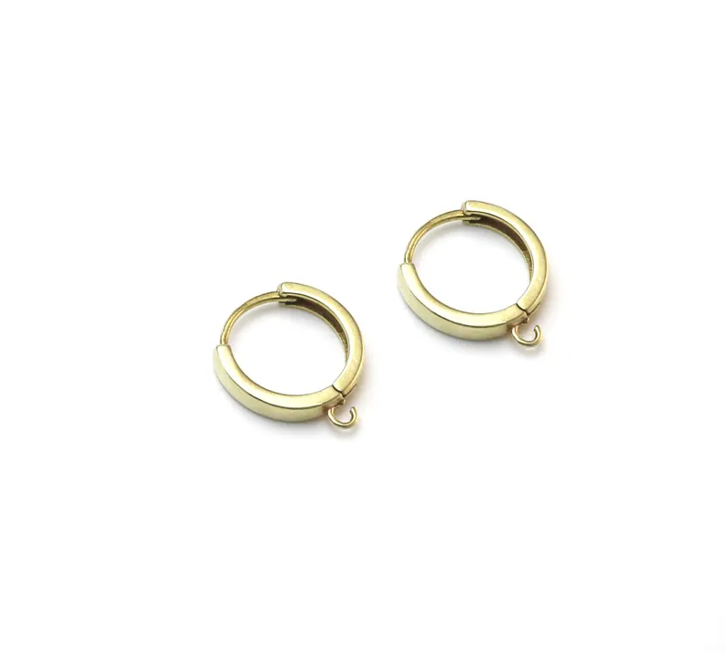 10pcs Brass Ear Hoops, Leverba - đánh giá và giá Jewelry Making Articles