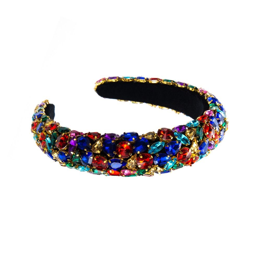 Retro Colorful Rhinestone Head - đánh giá và giá Jewelry Making For Kids