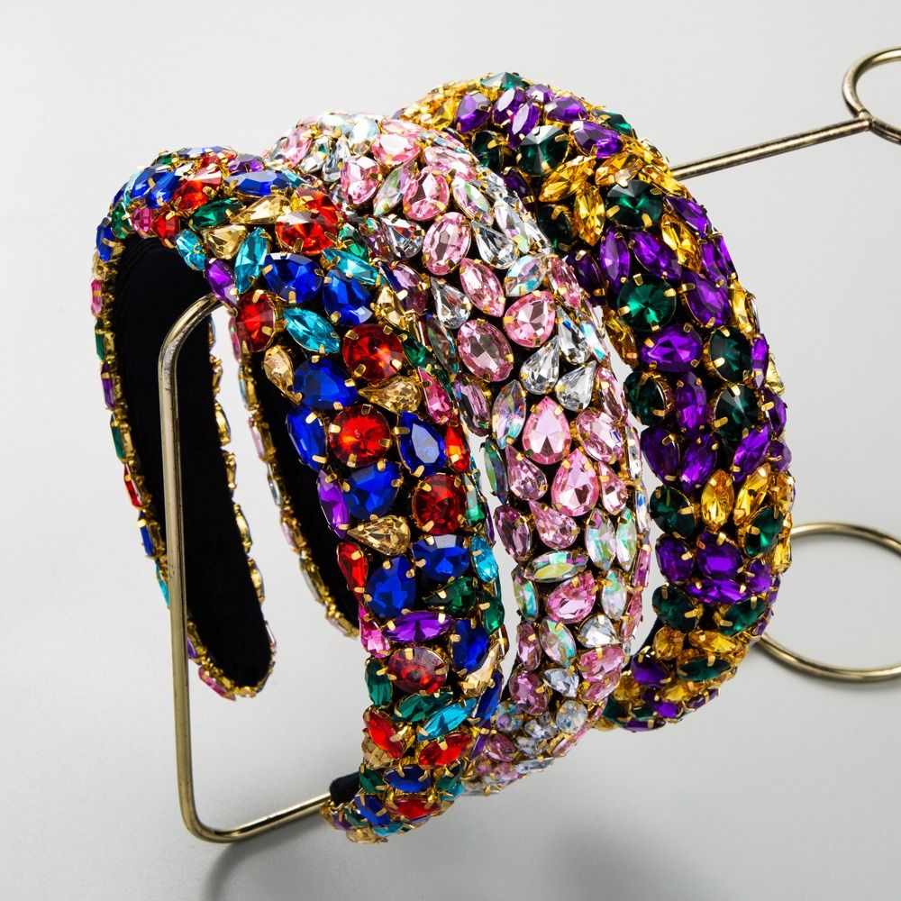 Retro Colorful Rhinestone Head - đánh giá và giá Jewelry Making For Kids