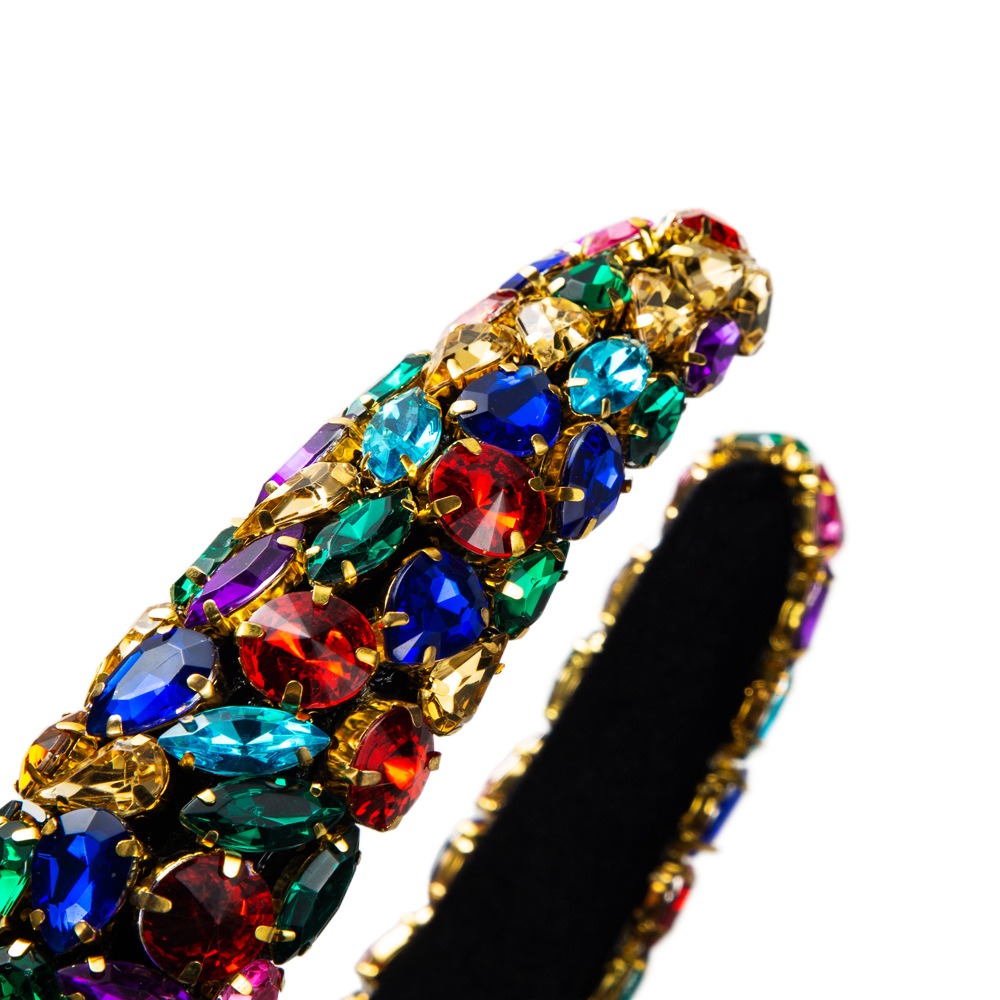Retro Colorful Rhinestone Head - đánh giá và giá Jewelry Making For Kids