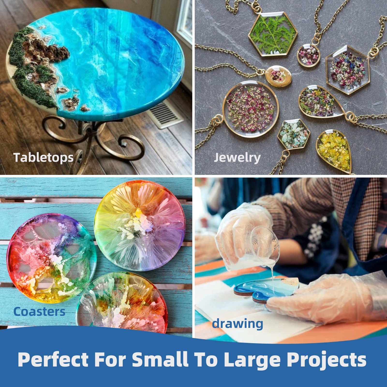 250ml-1000ml Epoxy Resin Casti - đánh giá và giá Jewelry Making Tutorials