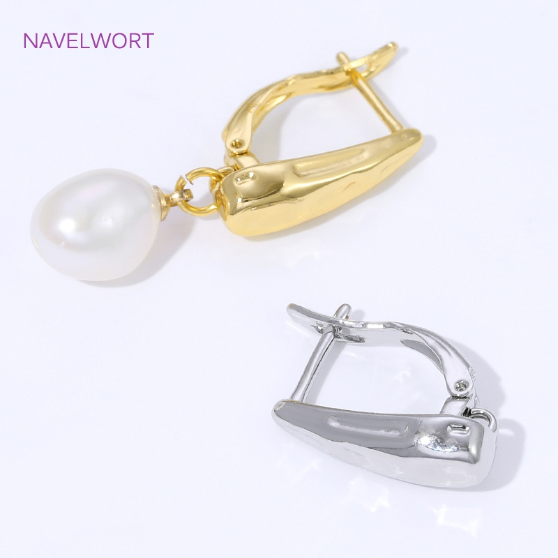 18K Gold Plated Smooth Earring - đánh giá và giá Jewelry Making Articles