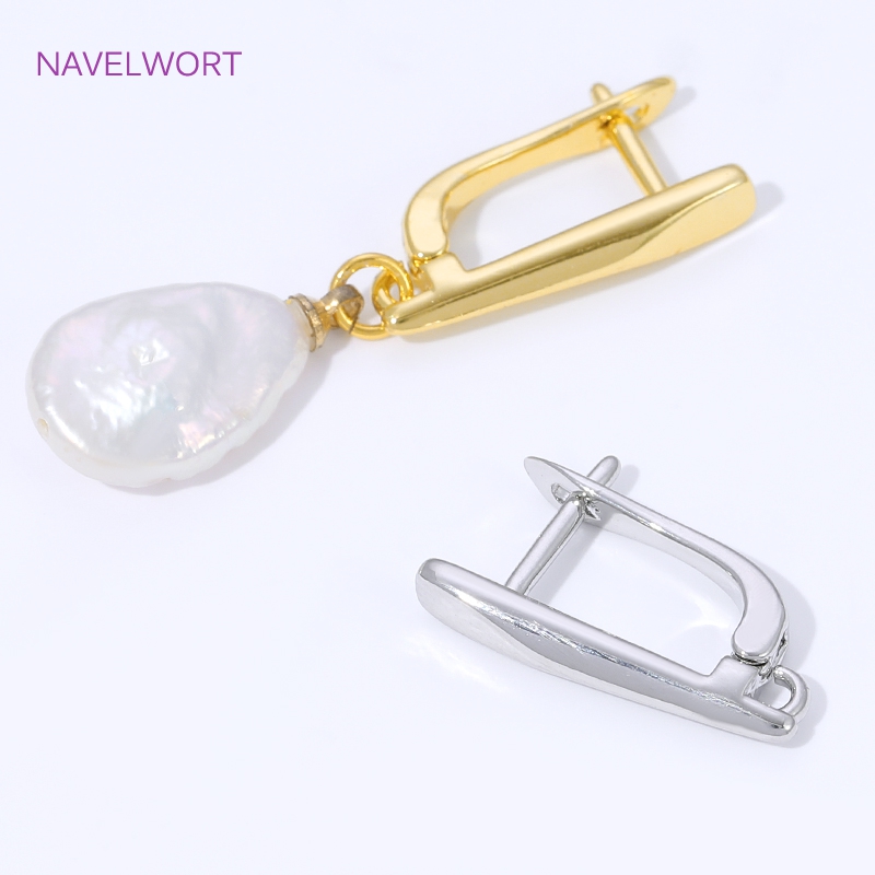 18K Gold Plated Smooth Earring - đánh giá và giá Jewelry Making Articles