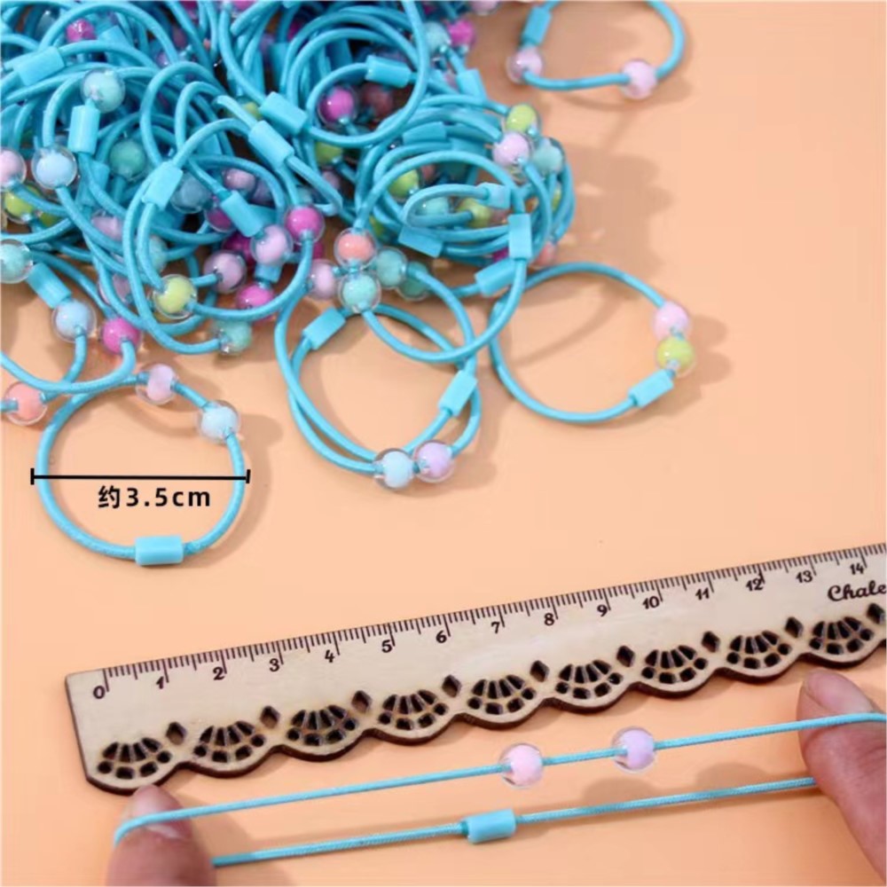50pcs Cute Elastic Hair Ties P - đánh giá và giá Jewelry Making For Kids