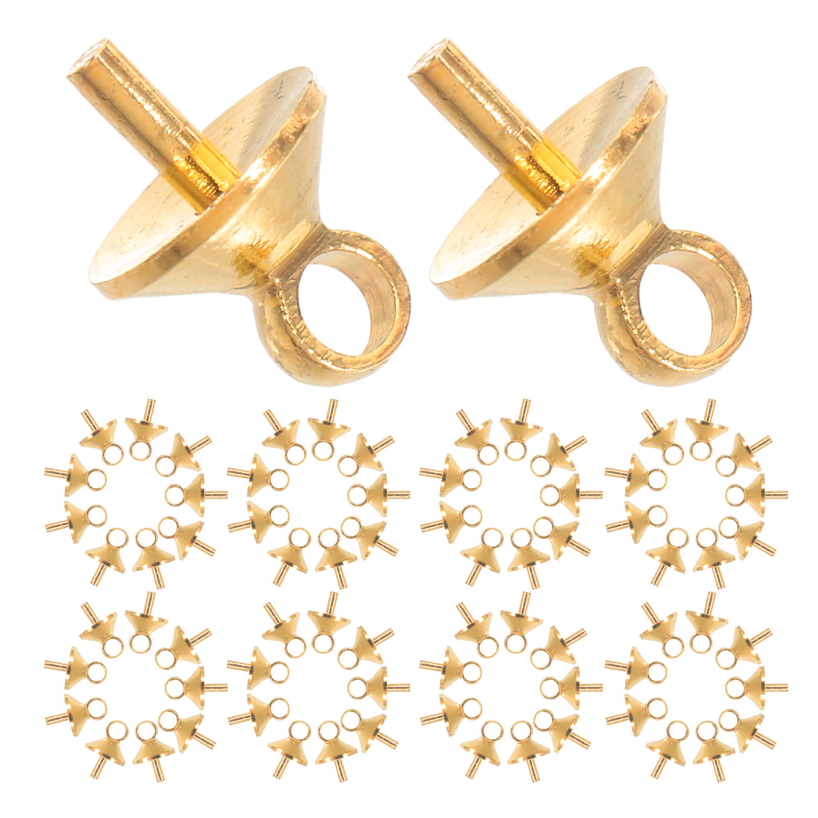 100Pcs Copper Half-Drilled Eye - đánh giá và giá Jewelry Making Drill