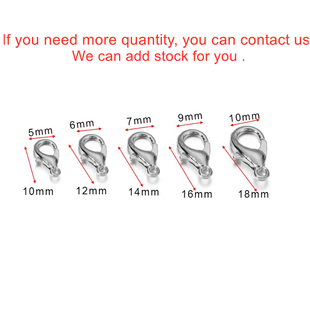 10pcs Multiple Size Lobster Cl - đánh giá và giá Jewelry Making Articles