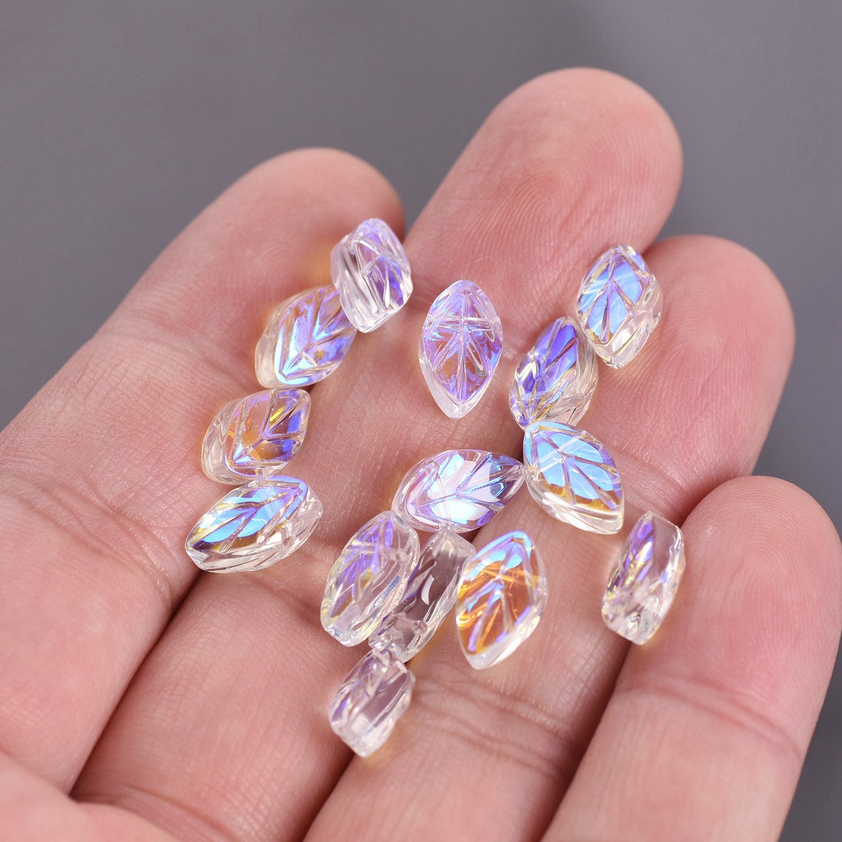 20pcs 11x7mm Oval Leaf Shape C - đánh giá và giá Jewelry Making Drill