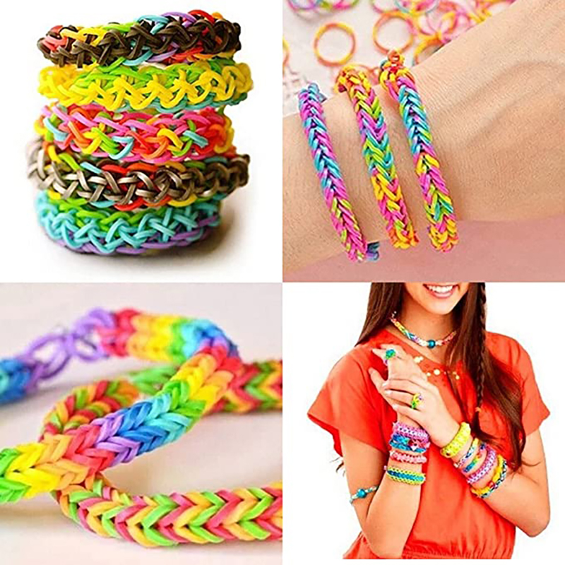 600 pieces Colorful Rubber Ban - đánh giá và giá Jewelry Making Tutorials