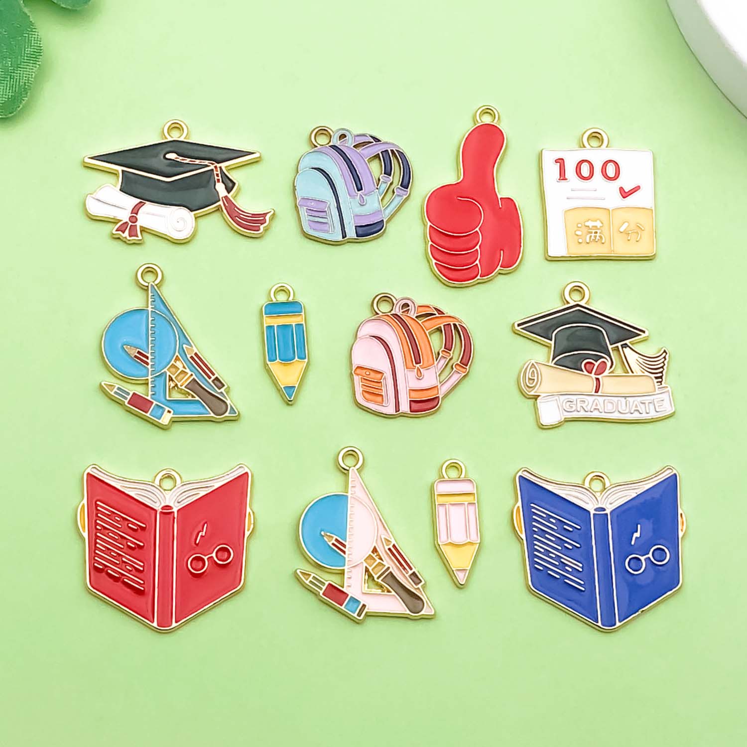10/12pcs Graduation Season Cha - đánh giá và giá Jewelry Making Guide Book