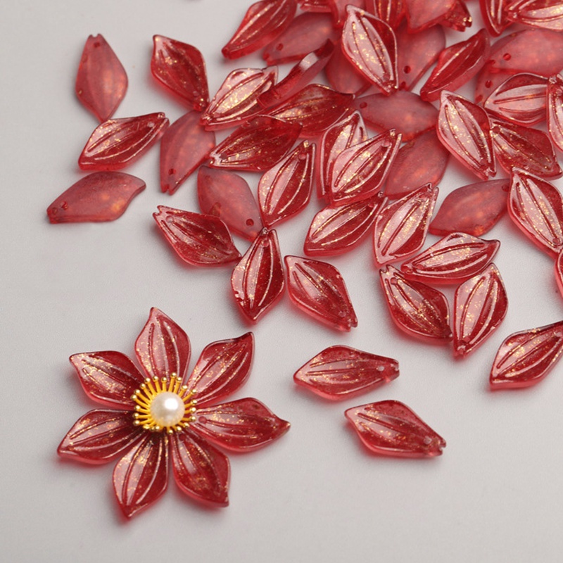 10pcs Flower Petal Shape 18x9m - đánh giá và giá Jewelry Making Qc