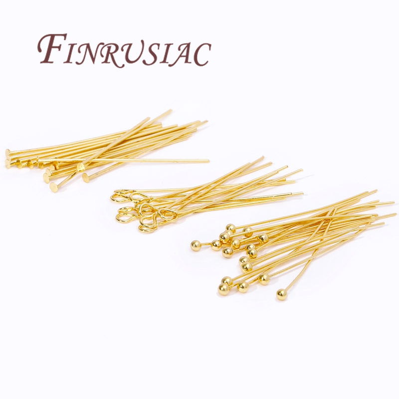 50Pcs 20-50mm Gold Plated Pins - đánh giá và giá Jewelry Making Drill
