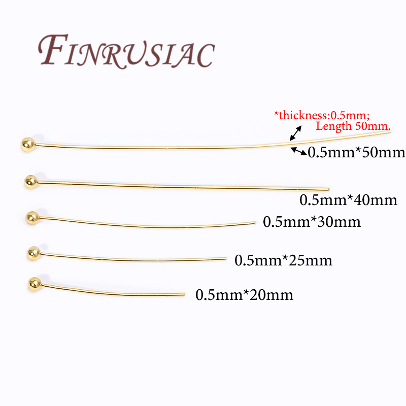 50Pcs 20-50mm Gold Plated Pins - đánh giá và giá Jewelry Making Drill