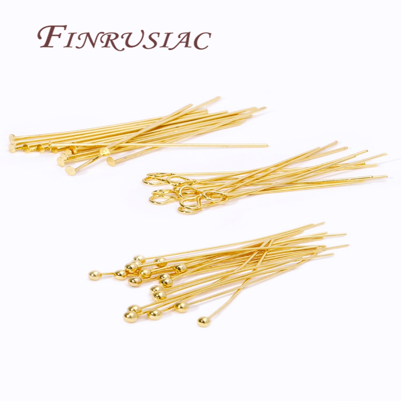 50Pcs 20-50mm Gold Plated Pins - đánh giá và giá Jewelry Making Drill