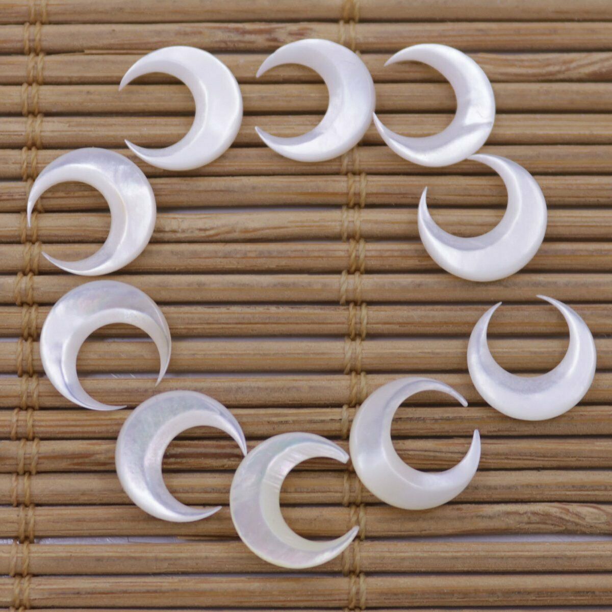 10 PCS Nail 3D Art Moon Shape  - đánh giá và giá Jewelry Making Drill