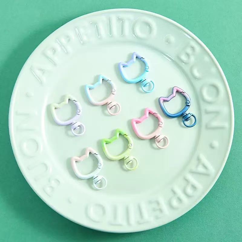 5-10PCS Gradient Cute Cat Clas - đánh giá và giá Jewelry Making Articles